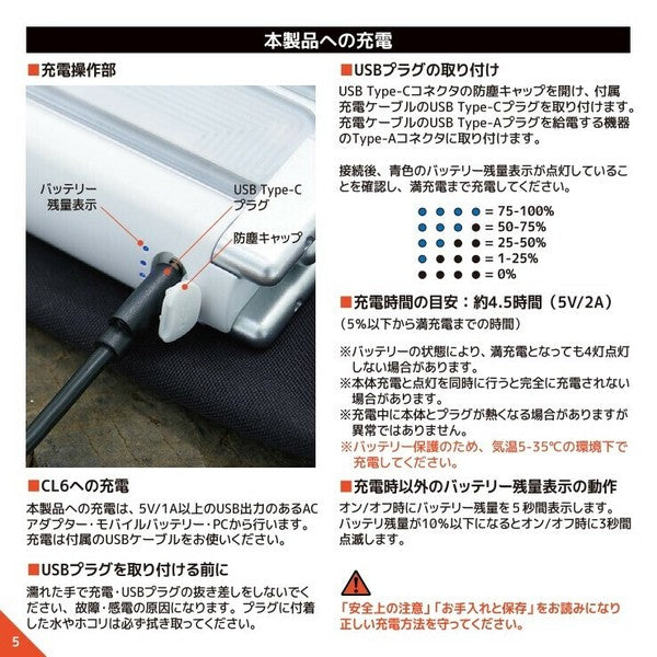 持ち運びラクチン・便利 導光板ランタン